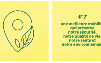 Pilier 2 : Une meilleure mobilité qui préserve notre sécurité, notre qualité de vie, notre santé et notre environnement