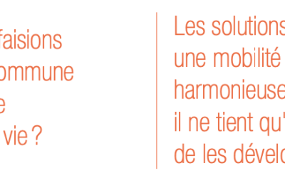Mobilité: Ne serait-il pas temps de reconquérir nos rues ? (Verte Feuille 78 – Décembre 2016)